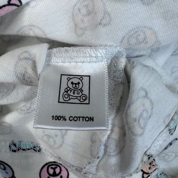 Teddy Fresh Rainbow Pastel Bear Monogram T-Shirt - Picture 6 of 8